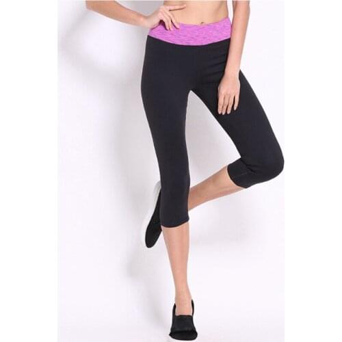 Summer Women Casual Yo-ga Leggings Elastic High Waist Comfortable Slim Leggings
