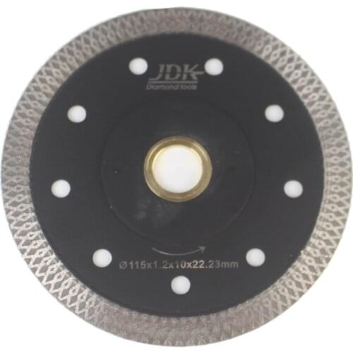 JDK 1PC 4.5 Inch/115mm Diamond Turbo Mesh Saw Blade For Ceramic/Porcelain/Marble Tile Cutting Disc