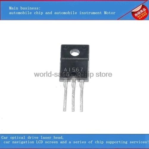 5Pcs/lot 2SA1567 A1567 Transistor PNP 50V 12A TO-220F plastic package