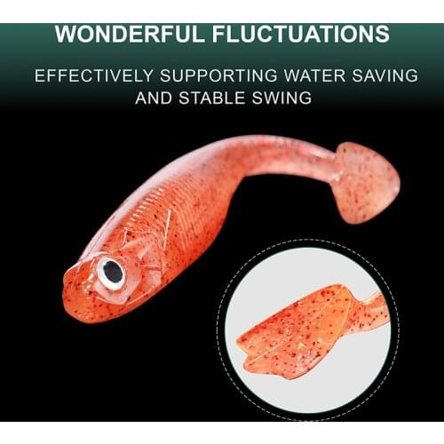 6pcs/lot Lures Soft fake lure REAL DUCK Fishing wobblers Tackle Artificial Plastic silicon bass bait 6 Colors for Option