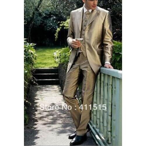 FREE SHIPPING/Custom made chear Groom WEAR Tuxedos/Notch Lapel Best Man Groomsmen Men Wedding Suits Bridegroom,MEN DRESS