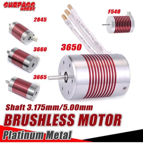 SURPASS HOBBY 3650 Brushless Motor 2845 F540 3660 3665 Brushless ESC 45A 60A Waterproof For Rc car 1/8 1/10 1/12 1/14 Wltoys
