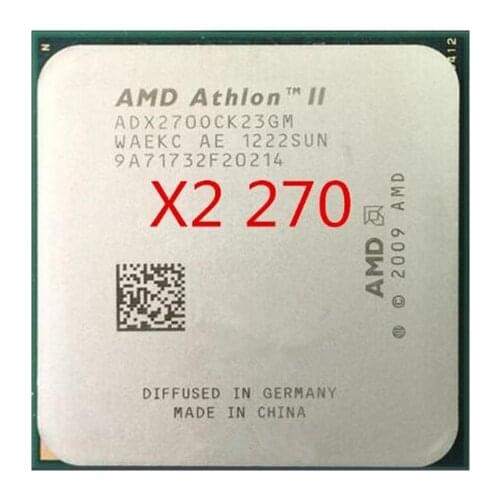 Free Shipping Athlon II X2 270 3.4Ghz Dual Core Processor Socket AM3/AM2+ 938-pin cpu