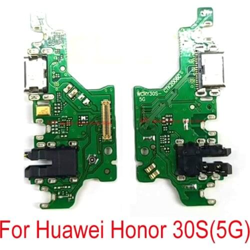 New USB Charge Charging Dock Board Port Flex Cable For Huawei Honor 30S (5G) Charger Board Flex Cable Spare Parts