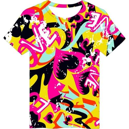 LUCKYFRIDAYF Funny Love Fashion Cool Hip Hop 3d T Shirts Men Women T-shirt Tops Short Sleeve Sport 3D T-shirts Tee Shirt Clothes