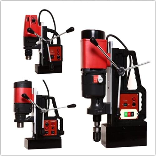 Drill Tapping Drill Attack Machine Adjustable Speed Forward and Reverse Electric Drill Magnetic Drill Suction Iron 220V