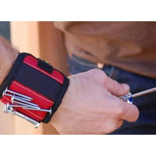 Magnetic Wristband Pocket Tool Belt Pouch Bag Screws Holder Holding Tools Magnetic bracelets Practical strong Chuck wrist Toolki