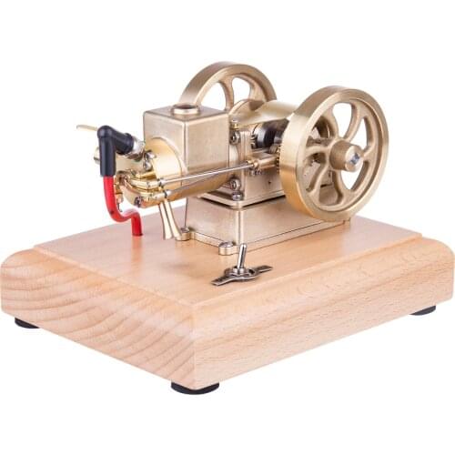 Metal Adjustable Speed Micro Horizontal Water-Cooled Gasoline Engine Internal Combustion Engine Model For Children Education Toy