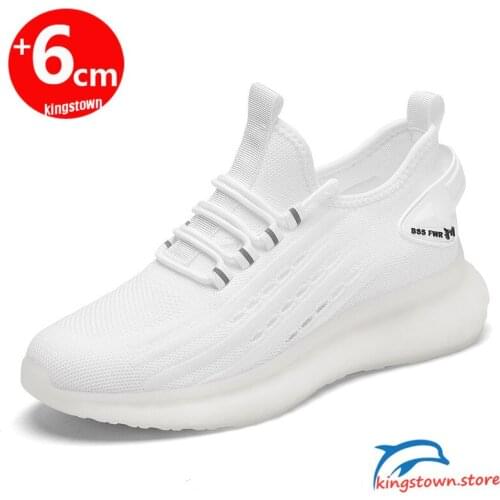 Elevator Shoes Men Sneakers Height Increasing Shoes Height Increase Shoes Tall Shoes Tall Man Insole 6CM