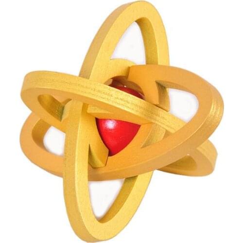 New IQ 3D Wooden Burr Puzzle Brain Teaser Puzzles Game for Adults Children