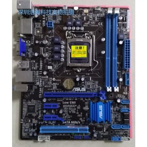 Original motherboard for P8B75-M LX LGA 1155 DDR3 16GB Mainboard SATA3 USB3.0 ATX b75 desktop motherboard