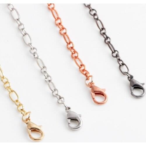 10pcs/lot New Fashion Link Chain For Floating Magnetic memory Glass Locket Pendants&Necklaces Chains Wholesale MM001
