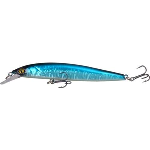 1PCS Long Shot Minnow Ice Fishing Lures 120mm/12g Artificial Sub-Surface Dead Fish Wobblers for Pike CrankBait Perch Hard Bait