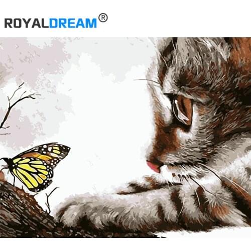 ROYALDREAM Pictures Of Cats By Numbers