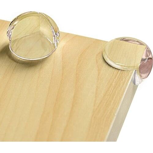 Baby Safety Silicone Clear Table Corner Protector Furniture Cabinet Kids Anticollision Edge Guards Protection Cover