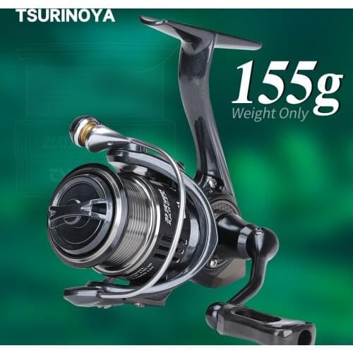 TSURINOYA RANGER Ultra-light Spinning Fishing Reel 800 - 3000S Carbon Fiber Body Bait Finesse Shallow Spool Ajing Spinning Reel
