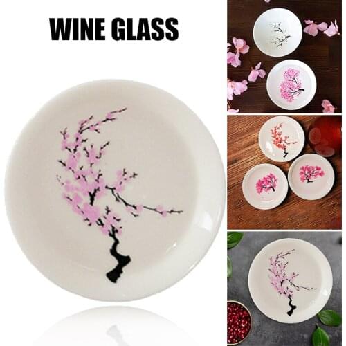 Magic Sakura Cherry Blossom Sake Cup Color Changing with Ice/Hot Water Ceramic Cup for Restaurant Household xqmg Drinkware Mugs