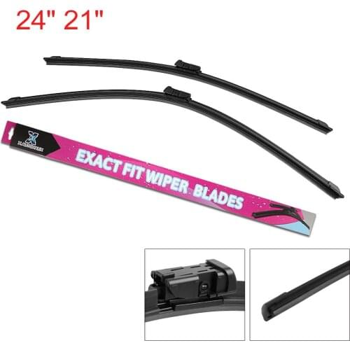 X AUTOHAUX 24" 21" Windshield Wiper Blades for 2009-2017 Volkswagen VW Tiguan