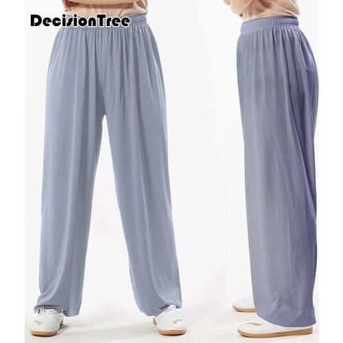 2021 yoga pants women plus bloomers dance yoga taichi full length pants smooth no shrink antistatic pants dropship