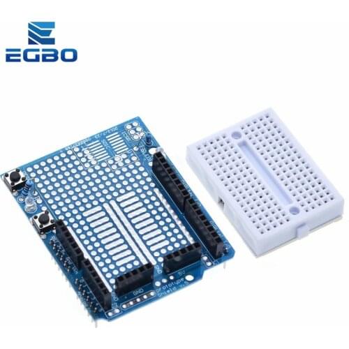 1PCS UNO ProtoShield prototype expansion board with SYB-170 mini breadboard based For Arduino UNO ProtoShield