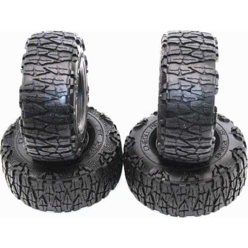 4PCS Climbing Car Long Claw Tire Foam Pad 1.9 inch 120MM for 1/10 RC Tracked Vehicle Trx4 AXIAL SCX10 90047 KM2