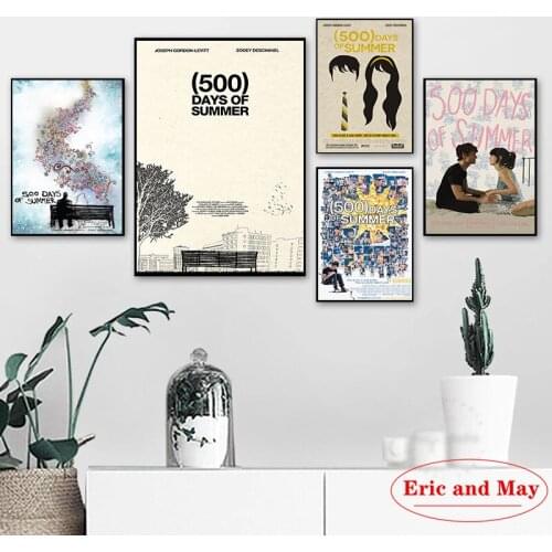 500 Days Of Summer Posters And Prints Canvas Paintings Picture On The Wall Hot Modern Style Living Room Decoration Affiche