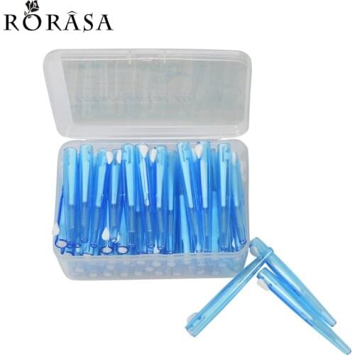 60Pcs/Box 0.6MM 0.7 MM Dental Slim Soft Interdental Brush Brush Tooth Pick Interdental Cleaners Oral Care Tool Oral Hygiene 30