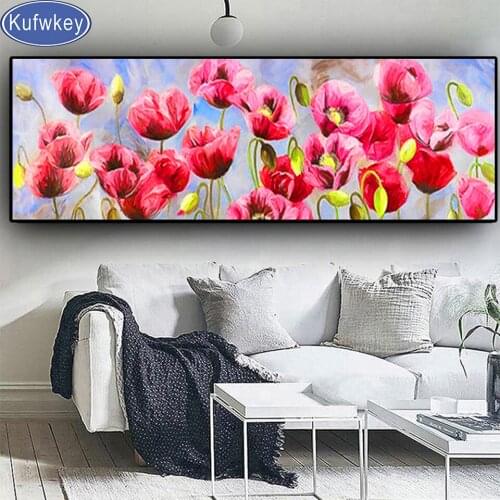 Abstract Pink Flower Art 5d diy diamond painting 3D cross stitch full square/round drill mosaic diamond embroidery handmake Home