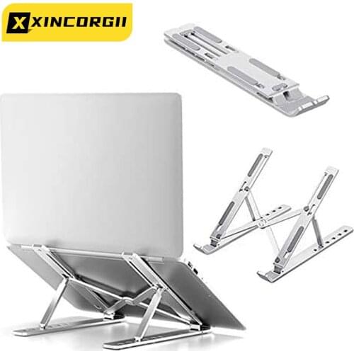 Aluminium Foldable Notebook Portable Laptop Stand Support Laptop Base Macbook Pro Holder Adjustable Bracket Computer Accessories