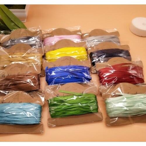 REDJCK 20/50/100 Meters 3 mm Width Satin Ribbons 34 Colors Polyester Fabric Ribbon For DIY Material Gift Box Wrap Packing