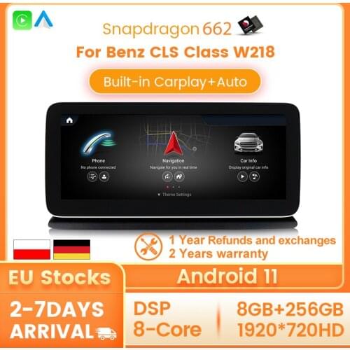 Android 10 Car Radio multimedia Player GPS Navigation for Mercedes Benz CLS Class W218 2011-2018 NTG 4.0 4.5 5.0 CarPlay Auto