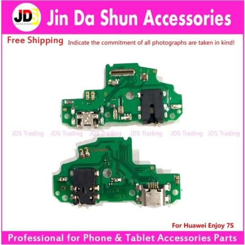 For Huawei Enjoy 7S Micro USB Part Charge Charging Connector Plug Dock Socket Port Headphone Audio Jack Flex Cable Ribbon Board