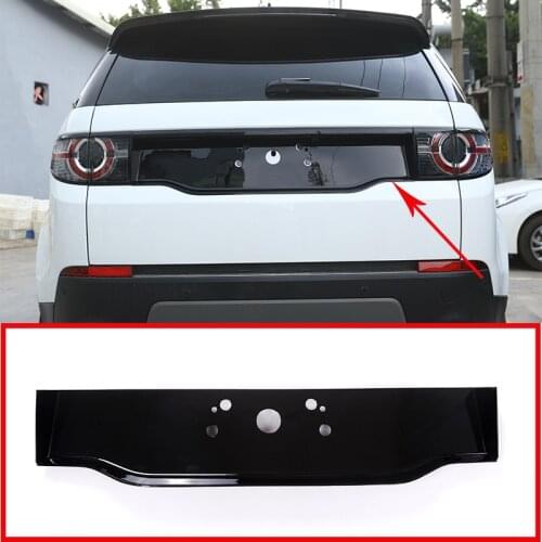 For Land Rover Discovery Sport 2015 2016 2017 ABS Chrome Gloss Black Rear Tail Decoration Frame Cover Trim Car Accessory