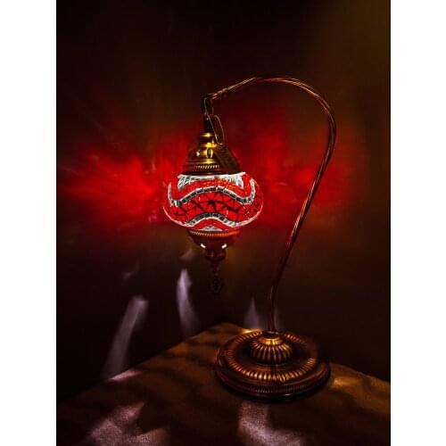 Handmade Unisex Art Decoration Vintage Bedside Table Floor Wall Ceiling Chandelier Ring Light Led Strip Dim Lamp Xiaomi Red