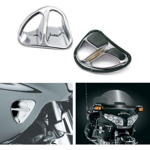 Hot sell For Honda GL1800 Gold Wing ABS 2001-2010 2005 2006 2008 Motorcycle Chrome Fairing Air Intake Accents Grilles
