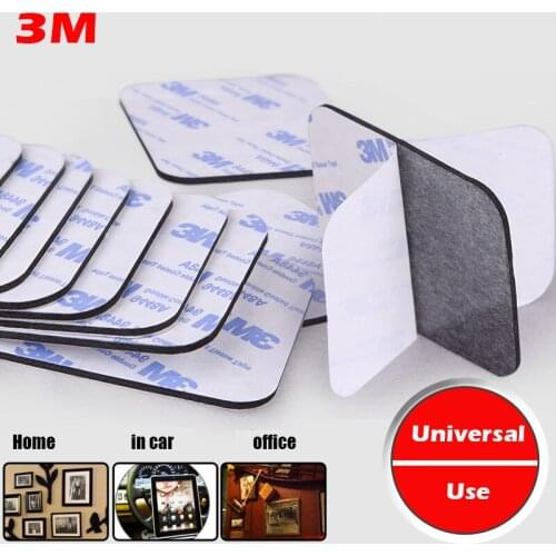 10x 3M 9448 Glue EVA Foam Pads Double Sided Adhesive Strong MountingTape for Home, in cars, office hook, Picture 61mmx78mm, 2mm