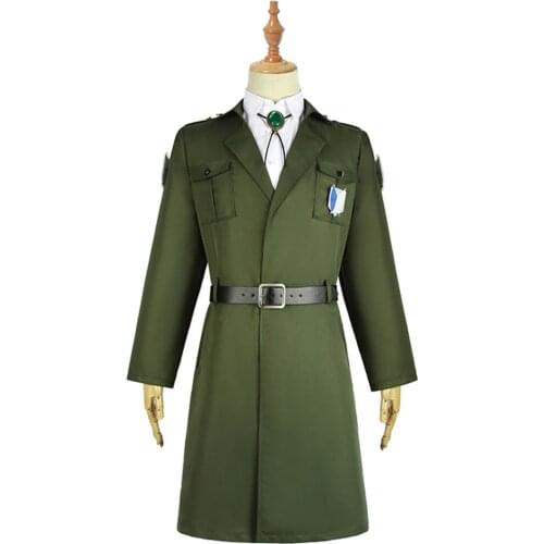 Attack on Titan Levi Eren Mikasa AOT Cosplay Costume Shingeki no Kyojin Scouting Legion Uniform Halloween Carnival Outfits