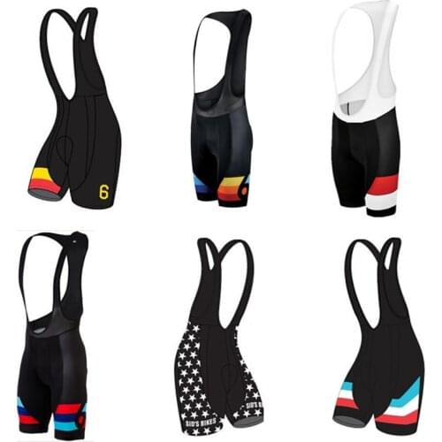 Summer Men Cycling Bib Shorts Mtb Ciclismo Hombre Cycling Short Pants Breathable 9D Gel Pad