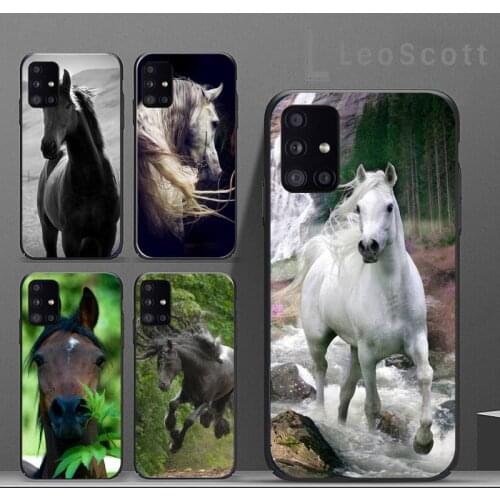 Horse fashion Phone Case For Samsung A40 A50 A51 A71 A20E A20S S8 S9 S10 S20 Plus note 20 ultra 4G 5G