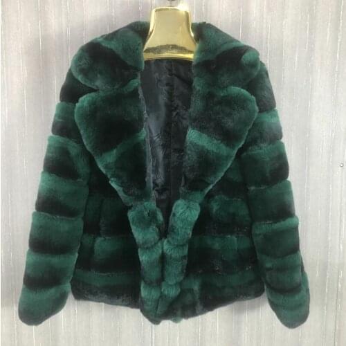2020 ladies new natural rex rabbit fur coat, real rex rabbit fur lapel jacket, warm winter fashion, European street style