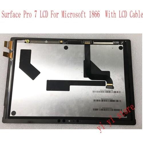 Original For Microsoft Surface Pro 7 1866 lcd Display Touch Screen Digitizer Glass Panel Assembly With LCD Cable