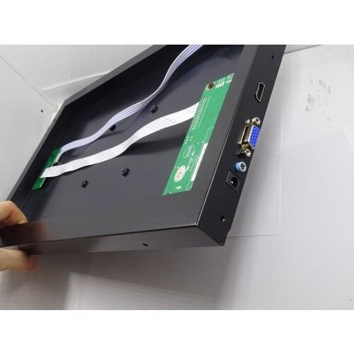 EDP Controller board + Metal alloy Panel back cover case box VGA HDMI-compatible kit for B156HAN06 1920x1080 screen 15.6" DIY