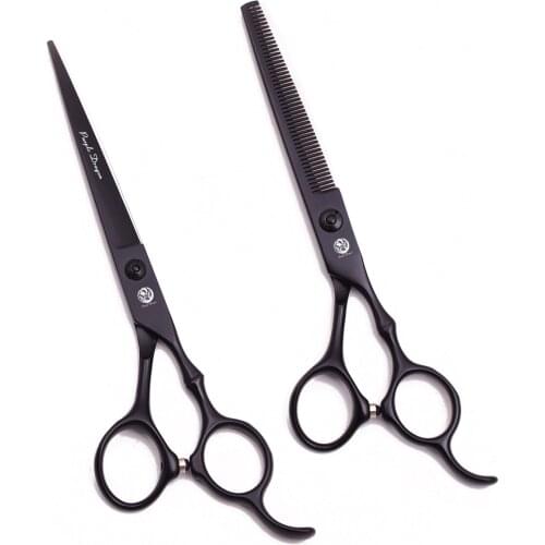 Professional Hair Scissors 6.5" Japan 440C Barber Hair Cutting Scissors Hairdressing Thinning Shears Haircut Shears 62 HRC Z9030