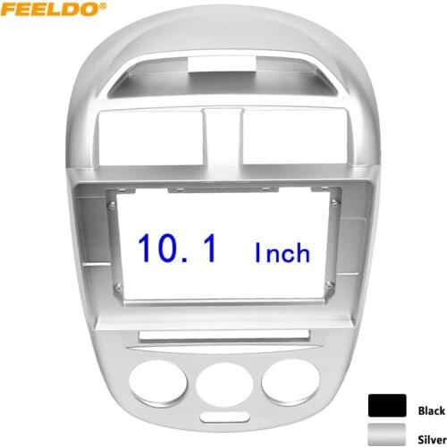 FEELDO Car Audio 2DIN Fascia Frame Adapter For Proton Exora 10.1 Inch Big Screen DVD Player Dash Fitting Panel Frame Kit #HQ6748