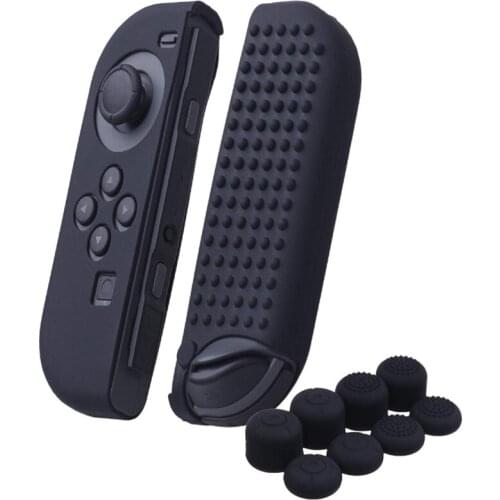 Studded Silicone Rubber Shell Cover Guard Anti-slip Skin Case for Nintendo Switch NS NX Joy-Con controller Protection Shell