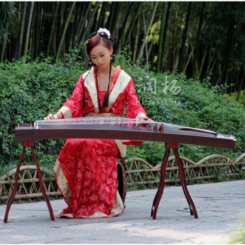 Chinese Guzheng violin professional musical instruments Zither Digging inlay Beginner study 13 kinds of pattern