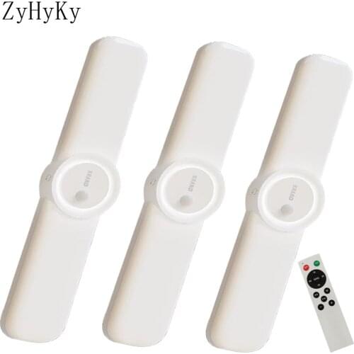 Cabinet Light Wireless Dimmable Touch Sensor 3 Color LED Night Light Battery Power Remote Control Suitable For Kitchen Stairs