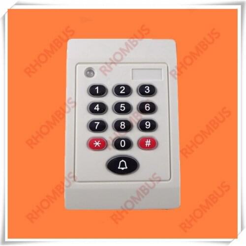 Weatherproof EM ProximitYy keypad 125KHz WG26/34 RFID Access Control Card Reader