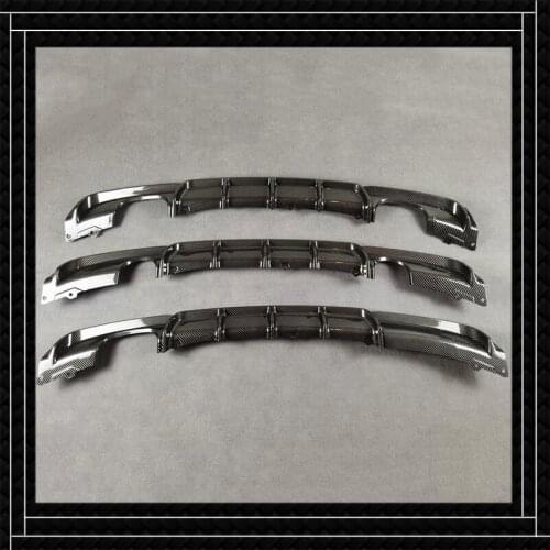 1 Piece ABS Rear Diffuser Spoiler For B-MW 3 Series F30 2012-2016 Carbon Look MP Style Bumper Rear Lip Car Accessories