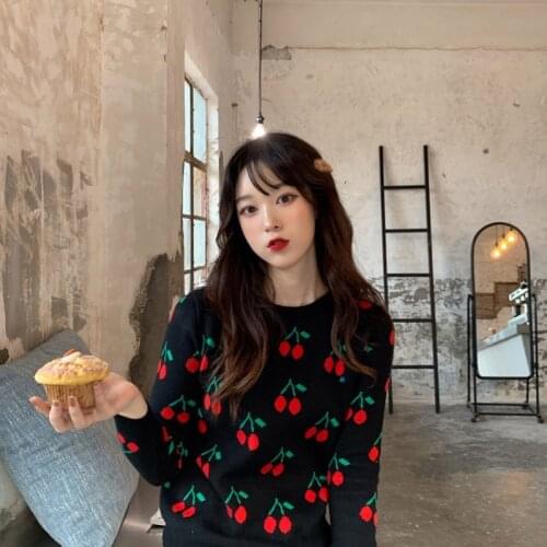 Autumn Winter Casual Ladies Sweater Vintage Women Pullover Sweater Long Sleeve Female Knitted Jumper